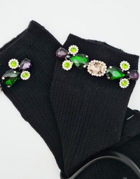 Women's socks "Black Puppy"