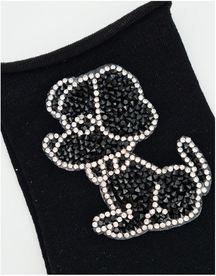 Women's socks "Black Puppy"