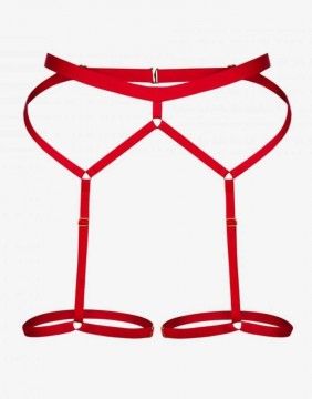 Body Harness "Nadia Red"