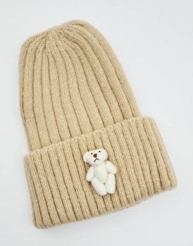 Children's hat "Teddy in Beige"
