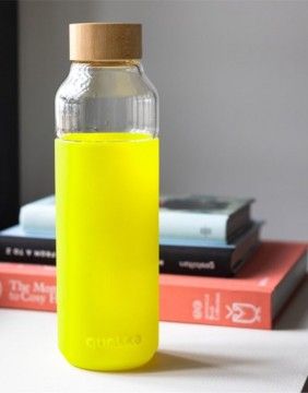 Glass Drink bottle "Neon Green", 660 ml