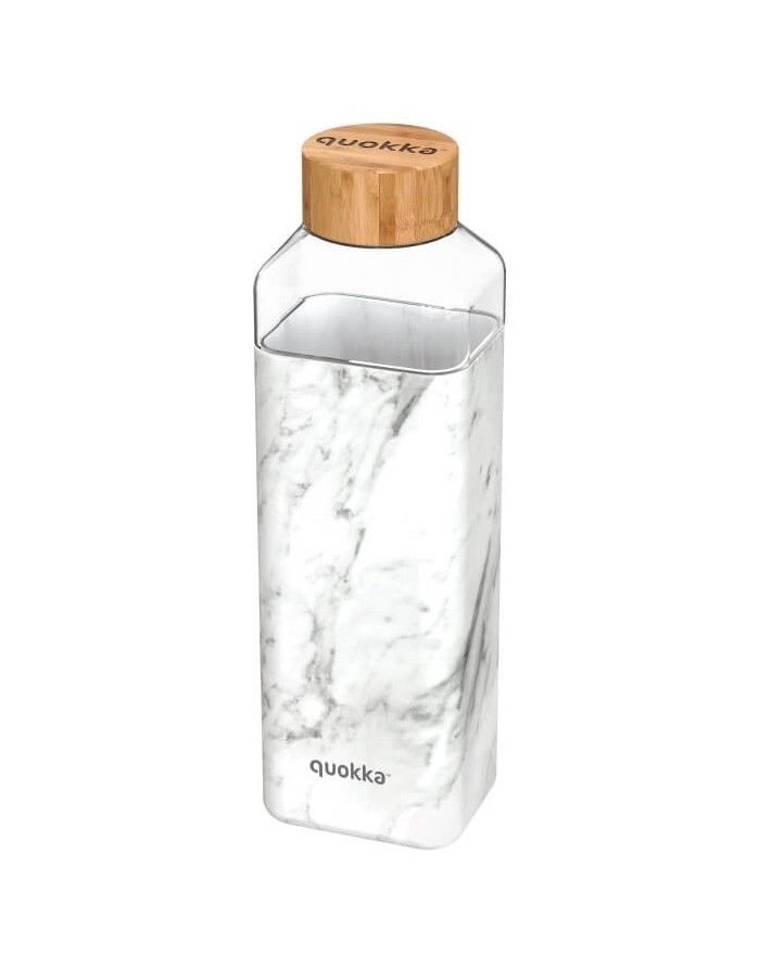 Glass Drink bottle "Marble", 700 ml