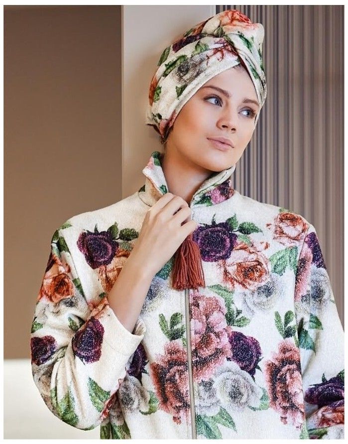 Bathrobe "Bouquet"