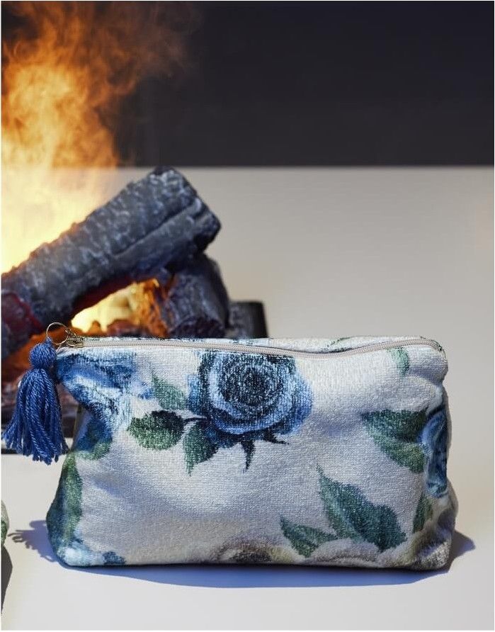 Kosmētikas maciņš"Bouquet Blue"