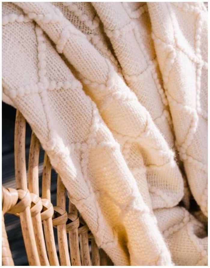 Хлопковый плед "Loop"