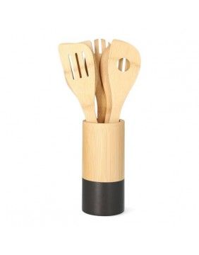 Tool set with stand "Bambou Black"