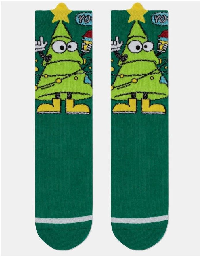 Women's socks "Happy Christmas Tree"