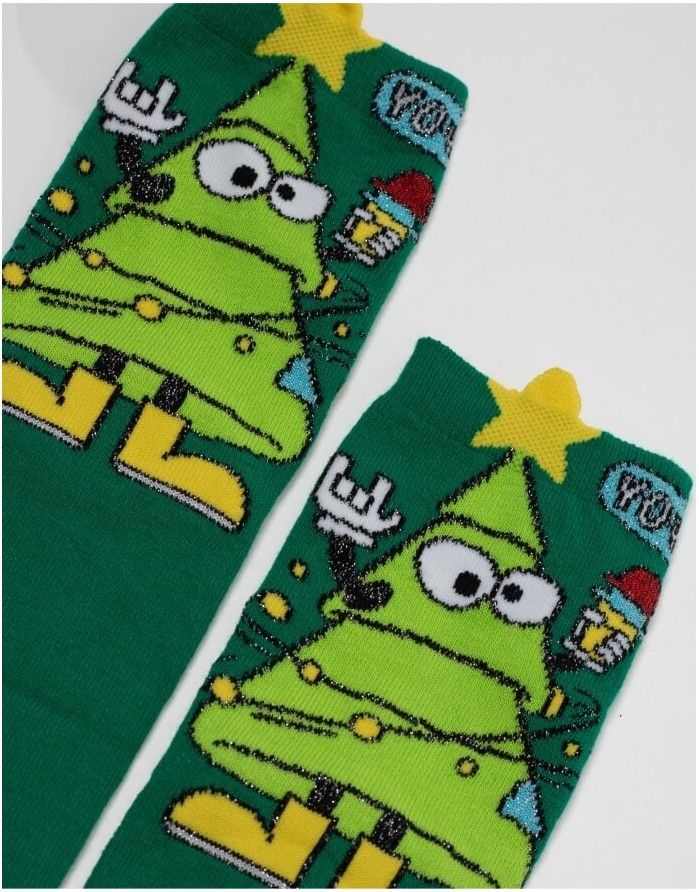 Women's socks "Happy Christmas Tree"