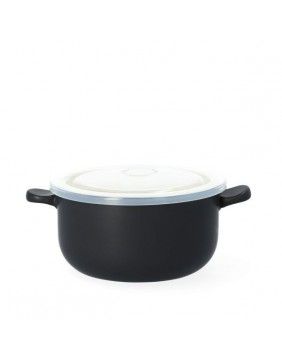 A bowl with a lid "Femelo Black" 0,7 l